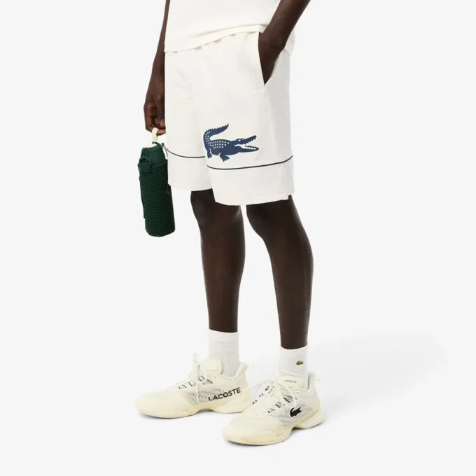 Pantalones cortos de tenis estampados para hombre