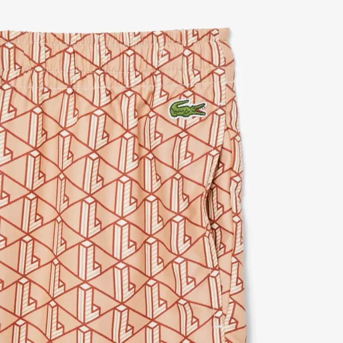 Pantalones cortos ligeros con estampado Monogram para hombre