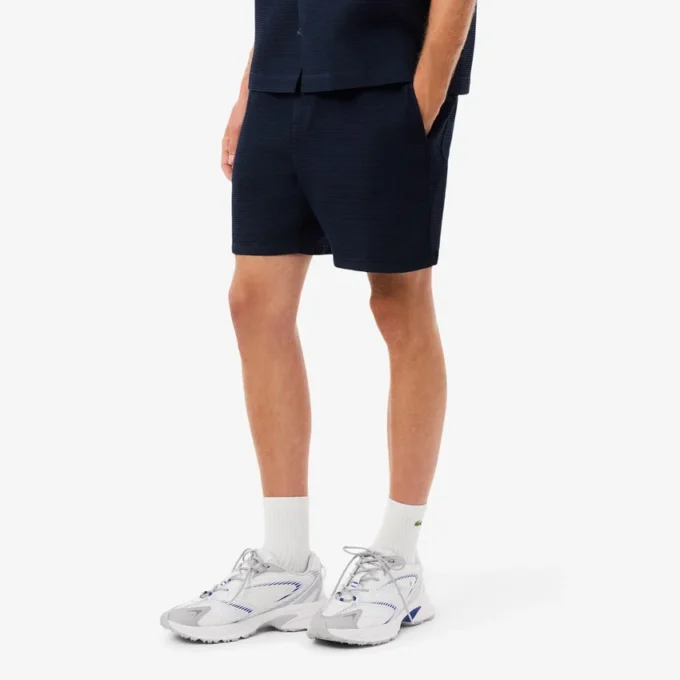 Pantalones cortos ligeros con textura para hombre