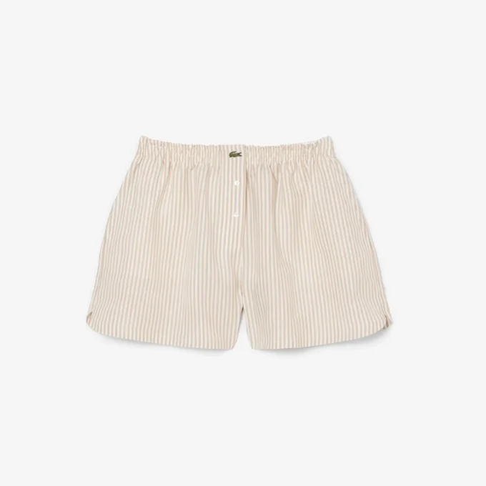 Pantalones cortos oversize de mezcla de lino