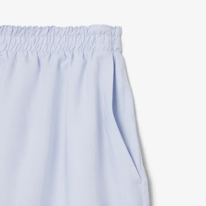 Pantalones cortos oversize de mezcla de lino