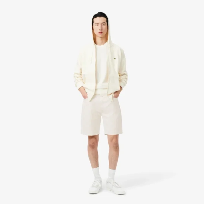 Pantalones cortos vaqueros de corte recto para hombre