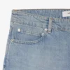 Pantalones cortos vaqueros de corte recto para hombre