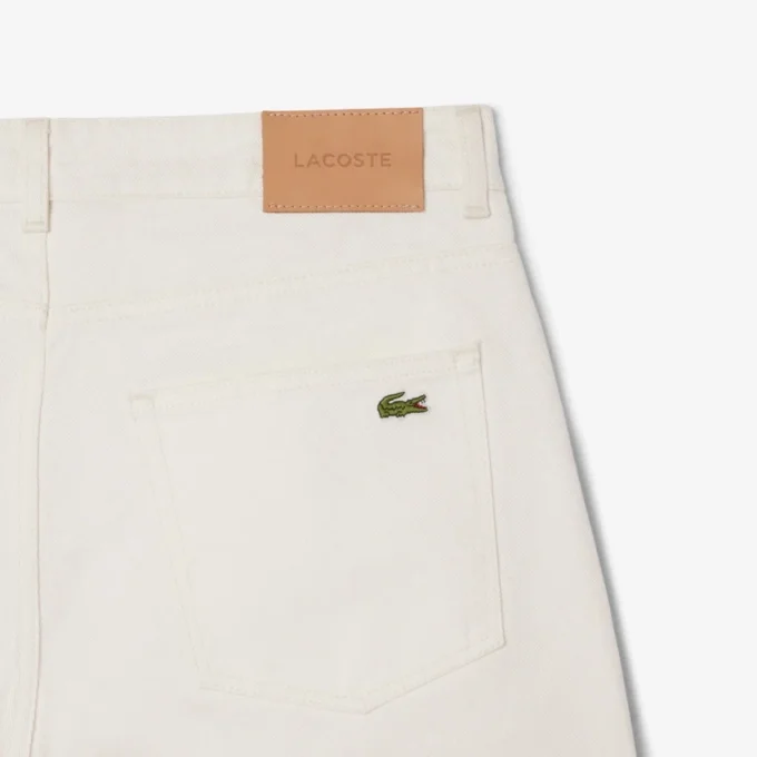Pantalones cortos vaqueros de corte recto para hombre