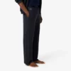 Pantalones de algodón acanalado para hombre