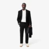 Pantalones de algodón elástico de corte ajustado para hombre