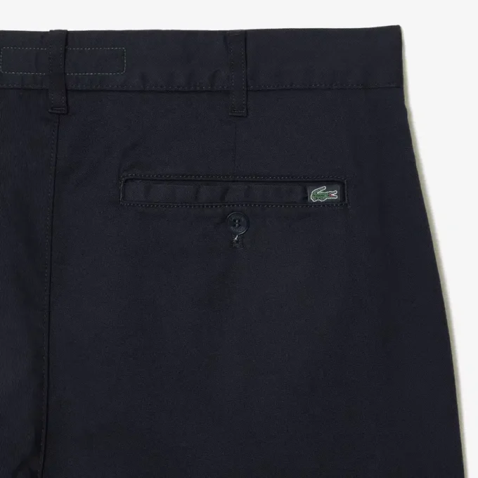 Pantalones de algodón elástico de corte ajustado para hombre