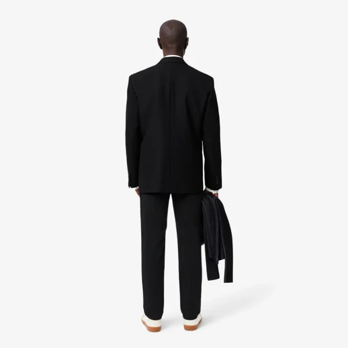 Pantalones de algodón elástico de corte ajustado para hombre