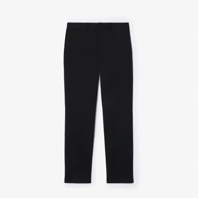 Pantalones de algodón elástico de corte ajustado para hombre