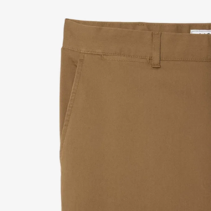 Pantalones de algodón elástico de corte ajustado para hombre