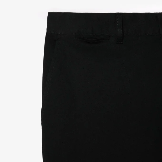 Pantalones de algodón elástico de corte ajustado para hombre