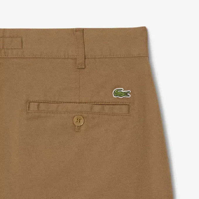 Pantalones de algodón elástico de corte ajustado para hombre