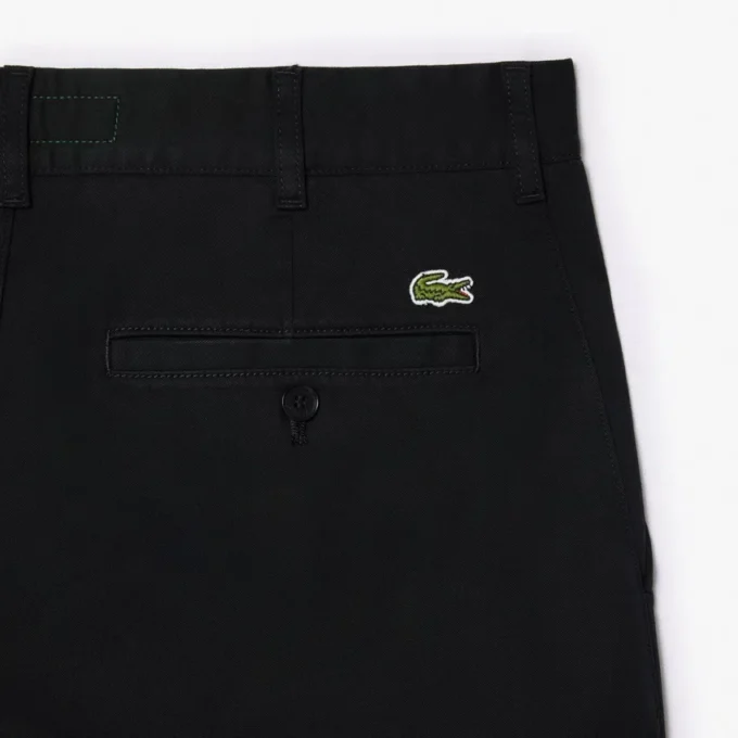 Pantalones de algodón elástico de corte ajustado para hombre