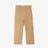 Pantalones de carpintero de lona de algodón de corte holgado para hombre