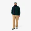 Pantalones de carpintero de lona de algodón de corte holgado para hombre