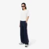 Pantalones de chándal acampanados a rayas para mujer