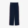 Pantalones de chándal acampanados a rayas para mujer