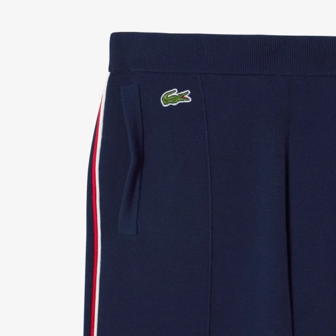 Pantalones de chándal acampanados a rayas para mujer