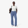 Pantalones de chándal acampanados con monograma para mujer