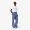 Pantalones de chándal acampanados con monograma para mujer