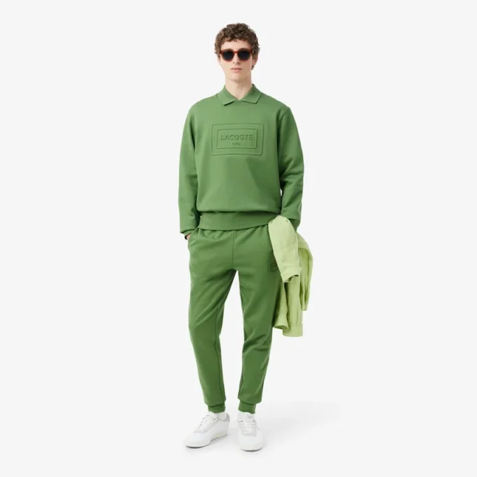 Pantalones de chándal con logotipo en relieve