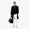 Pantalones de chándal con ribete con logotipo para hombre