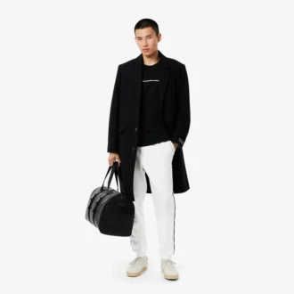 Pantalones de chándal con ribete con logotipo para hombre