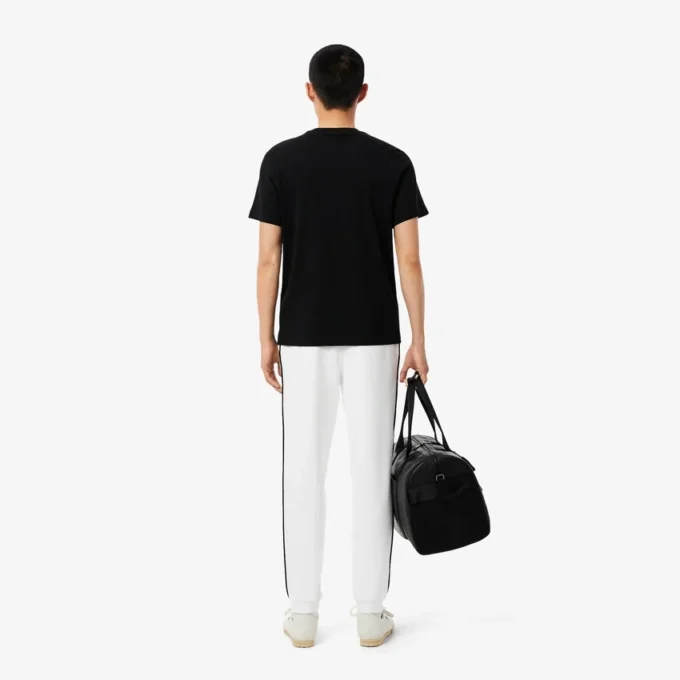 Pantalones de chándal con ribete con logotipo para hombre