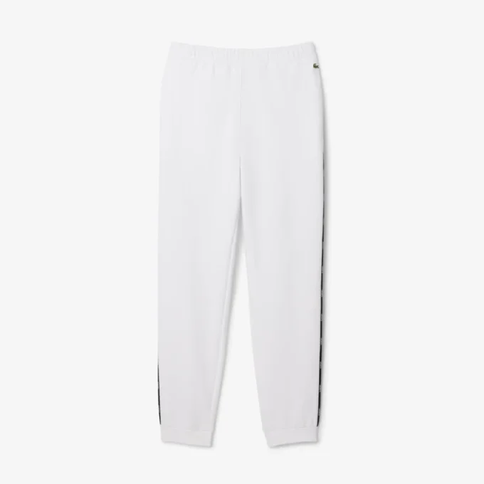 Pantalones de chándal con ribete con logotipo para hombre