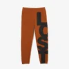 Pantalones de chándal de algodón con letras en contraste para hombre
