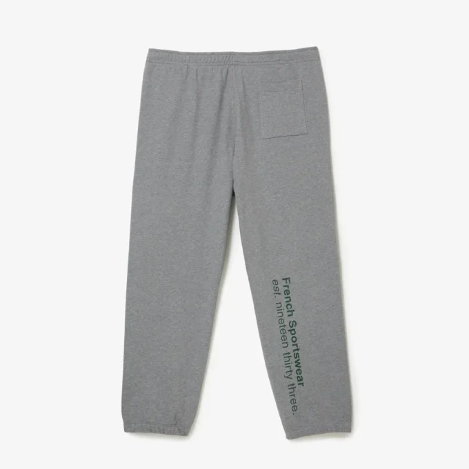 Pantalones de chándal de algodón para hombre de corte alto