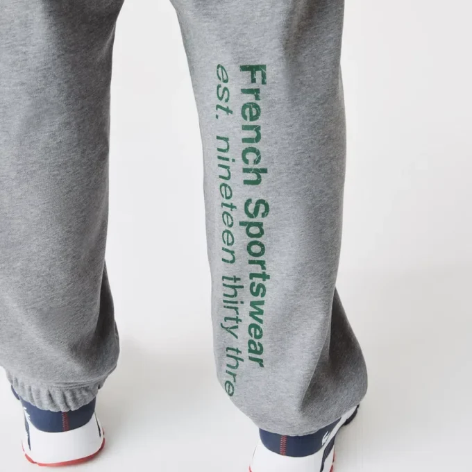 Pantalones de chándal de algodón para hombre de corte alto