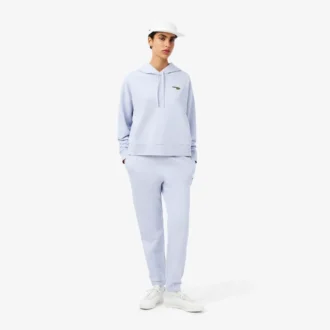 Pantalones de chándal de corte recto con logotipo para mujer