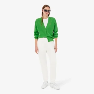 Pantalones de chándal de corte recto con logotipo para mujer