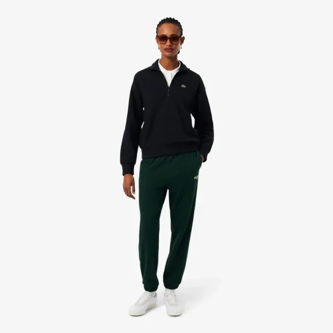 Pantalones de chándal de corte recto con logotipo para mujer