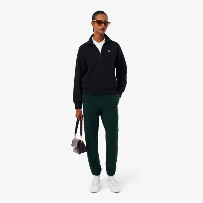 Pantalones de chándal de corte recto con logotipo para mujer