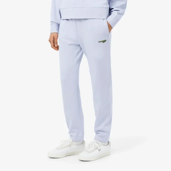 Pantalones de chándal de corte recto con logotipo para mujer