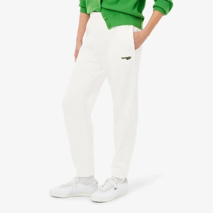 Pantalones de chándal de corte recto con logotipo para mujer