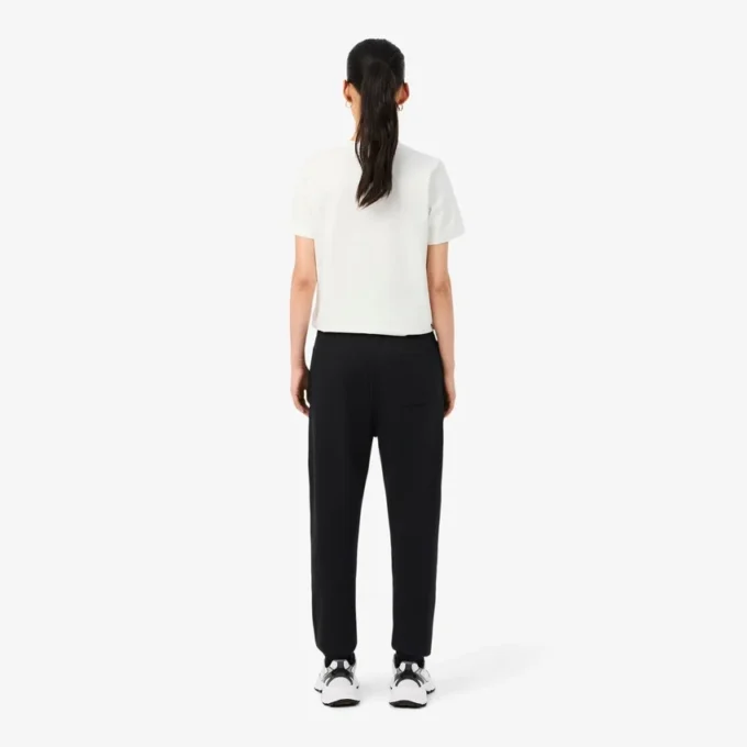 Pantalones de chándal de corte recto con logotipo para mujer