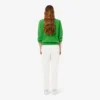 Pantalones de chándal de corte recto con logotipo para mujer