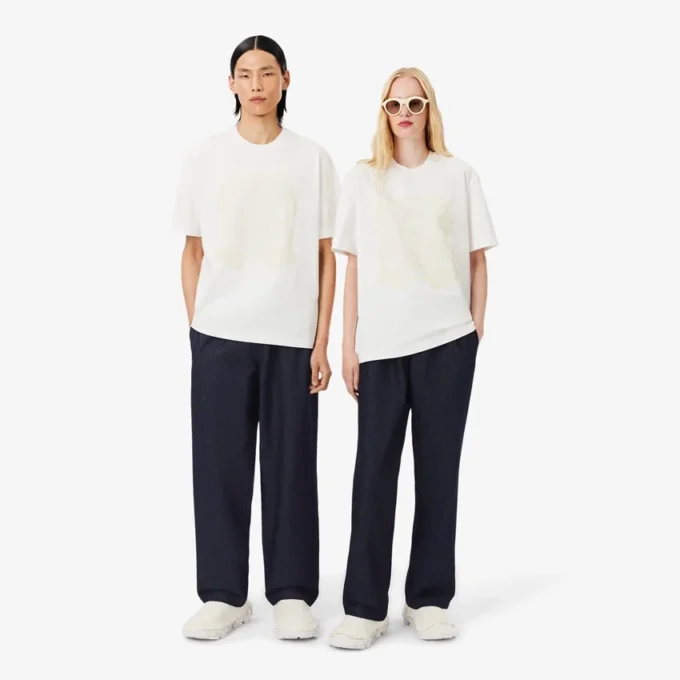 Pantalones de chándal de denim de pasarela