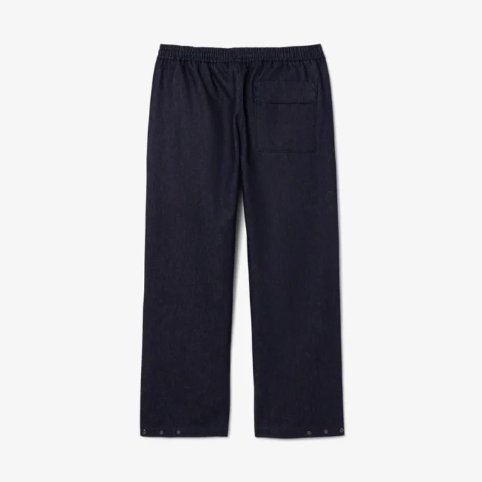 Pantalones de chándal de denim de pasarela