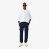 Pantalones de chándal de felpa cargo para hombre