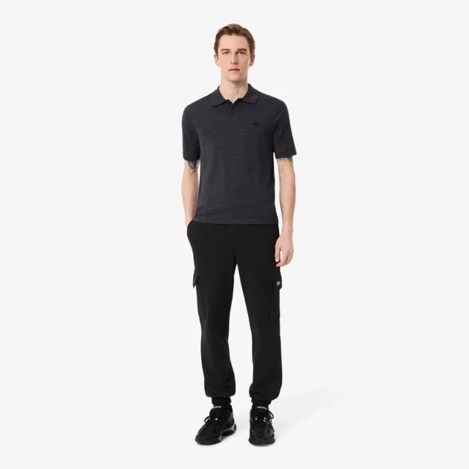 Pantalones de chándal de felpa cargo para hombre