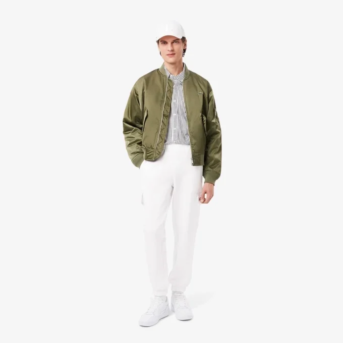 Pantalones de chándal de felpa cargo para hombre