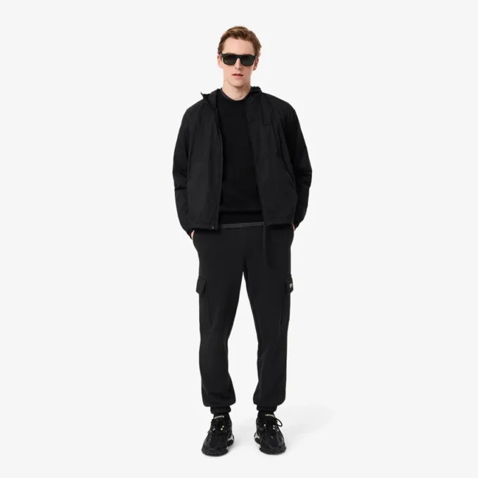 Pantalones de chándal de felpa cargo para hombre