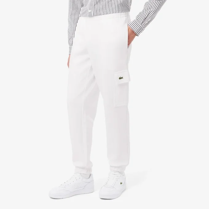 Pantalones de chándal de felpa cargo para hombre