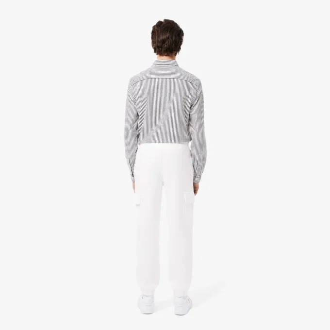 Pantalones de chándal de felpa cargo para hombre