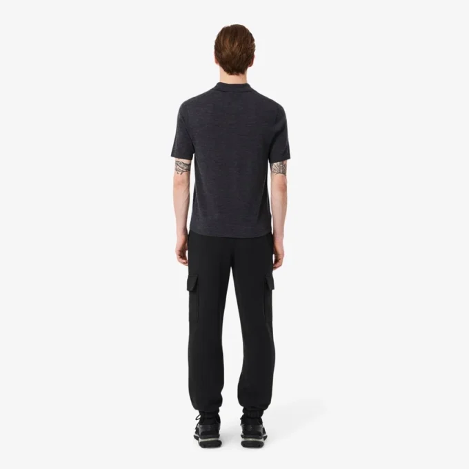 Pantalones de chándal de felpa cargo para hombre