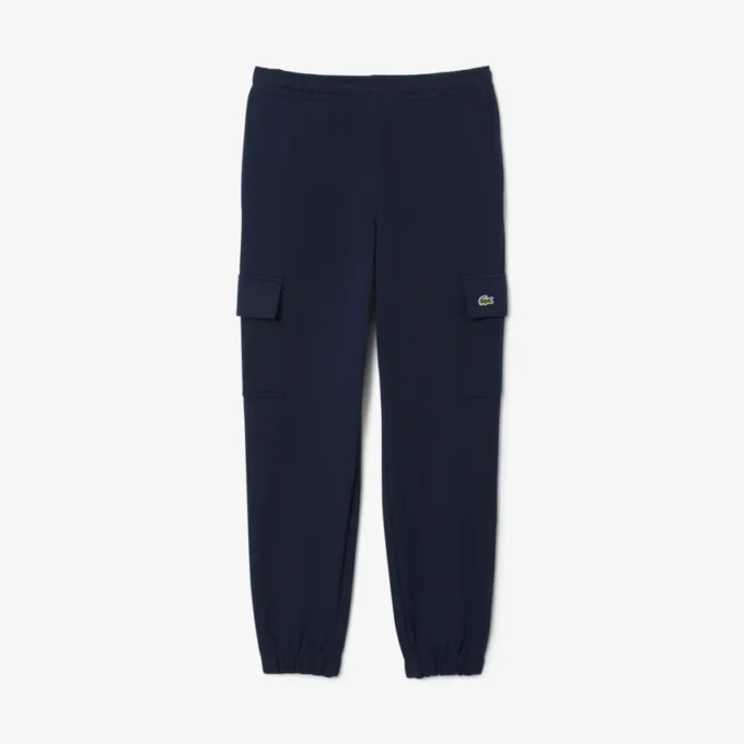 Pantalones de chándal de felpa cargo para hombre